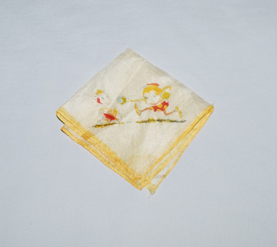 Vintage Handkerchief - Child's Handkerchief, 1920… - image 1