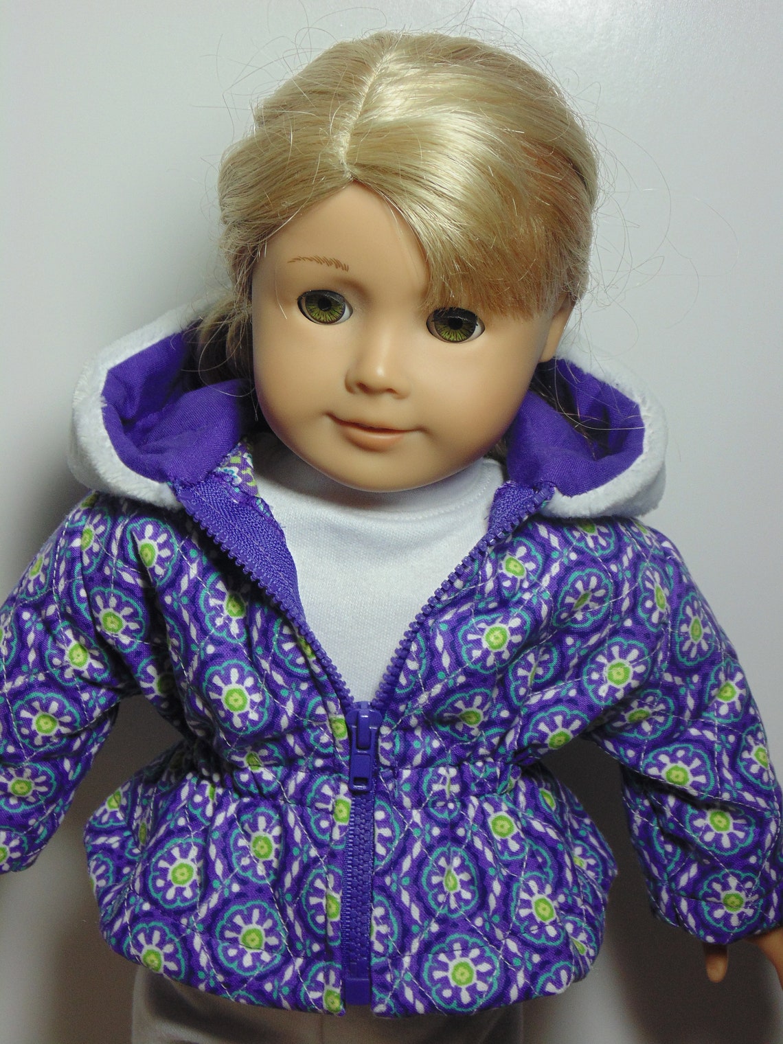 18 inch doll jacket purple doll jacket purple doll jacket | Etsy