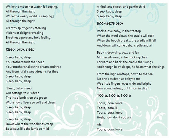 25 Best Lullaby Lyrics to Put Your Baby to Sleep