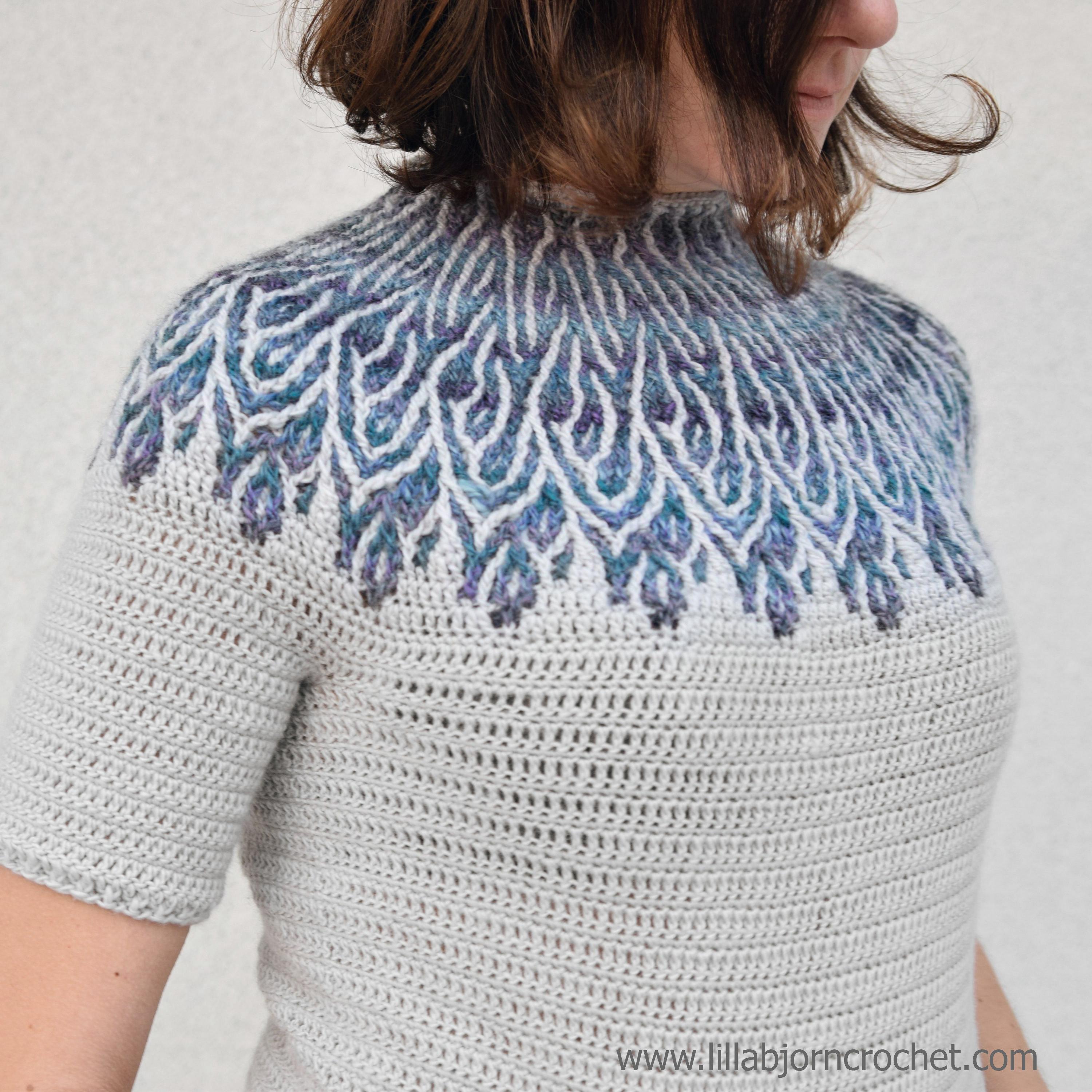 PATTERN Alma Sweater Brioche crochet sweater pattern Etsy Nederland