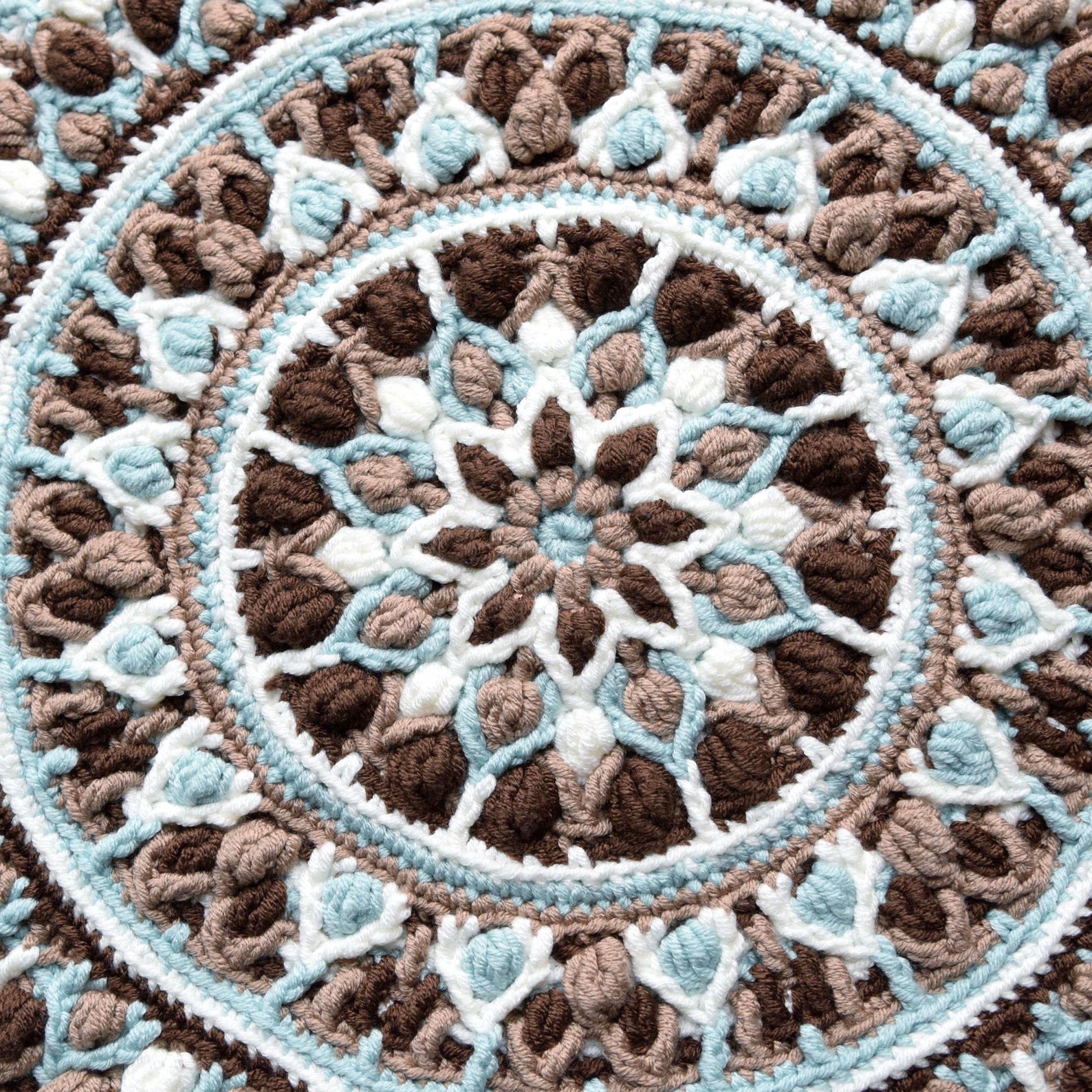 Crochet Mandala Potholder PATTERN Overlay Crochet PDF Etsy