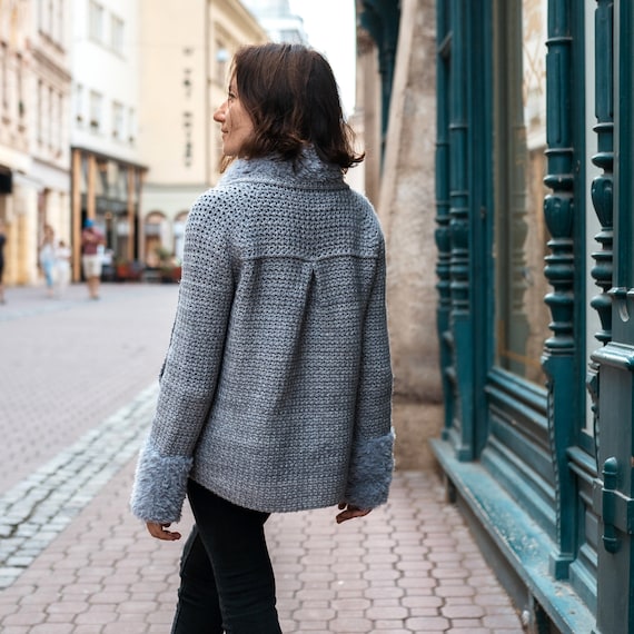 THINK FUR】 Popcorn Fur Raglan Jacket PATTERN - Mont Blanc Jacket