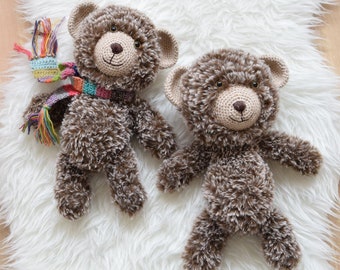 PATTERN - crochet pattern of Teddy Baby Bear - soft toy - softie - gift for kids