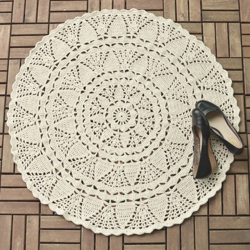 Doily Rug - Etsy