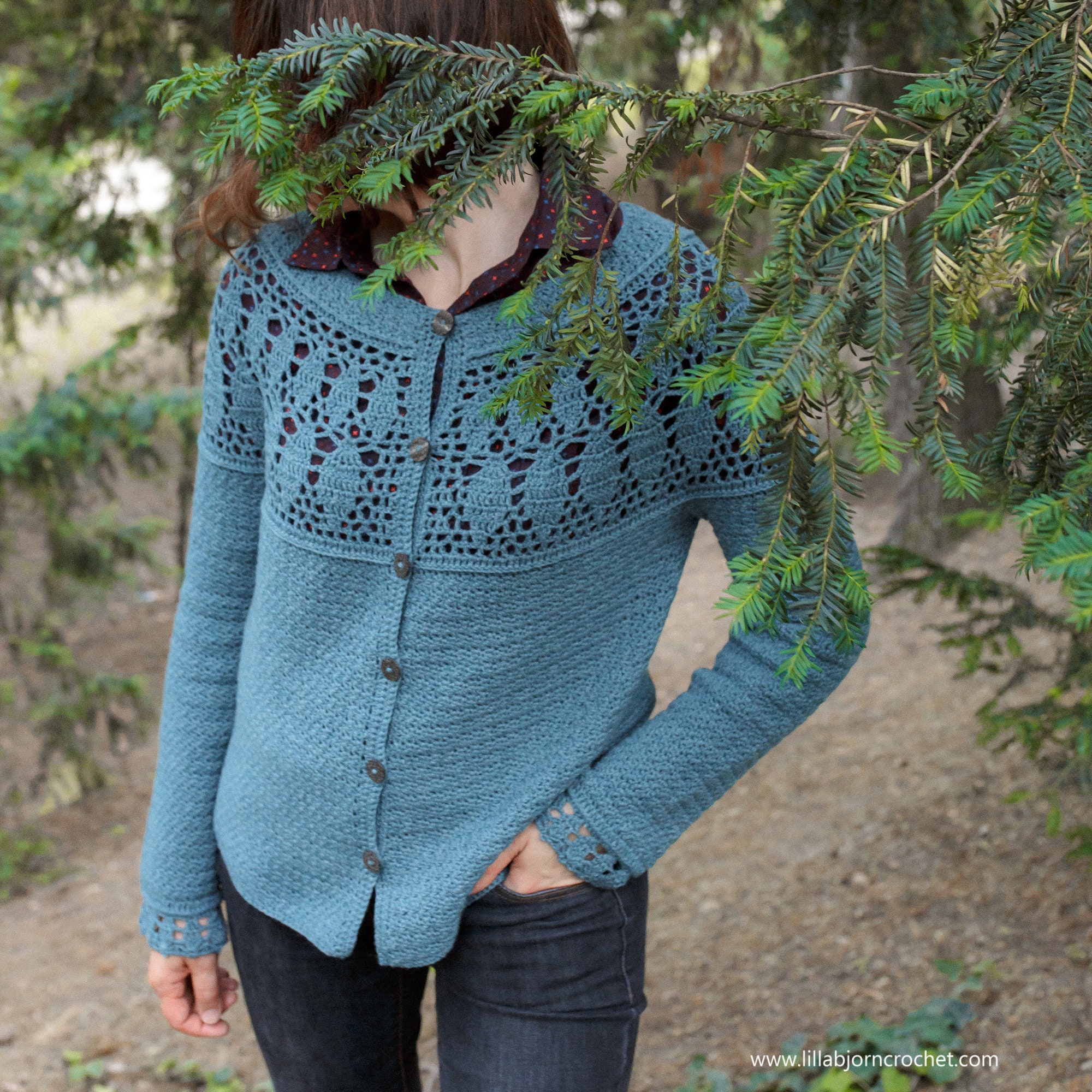 PATTERN - Metropolis Crochet Cardigan - Top Down Seamless
