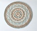 PATTERN - round crochet mandala with cables - overlay crochet - table and wall decoration - instant download 