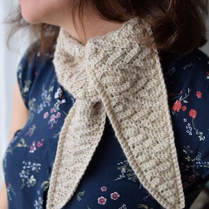 PATTERN - Astrid shawl and cowl crochet pattern - texture - triangle - skinny scarf - rectangle - instant download