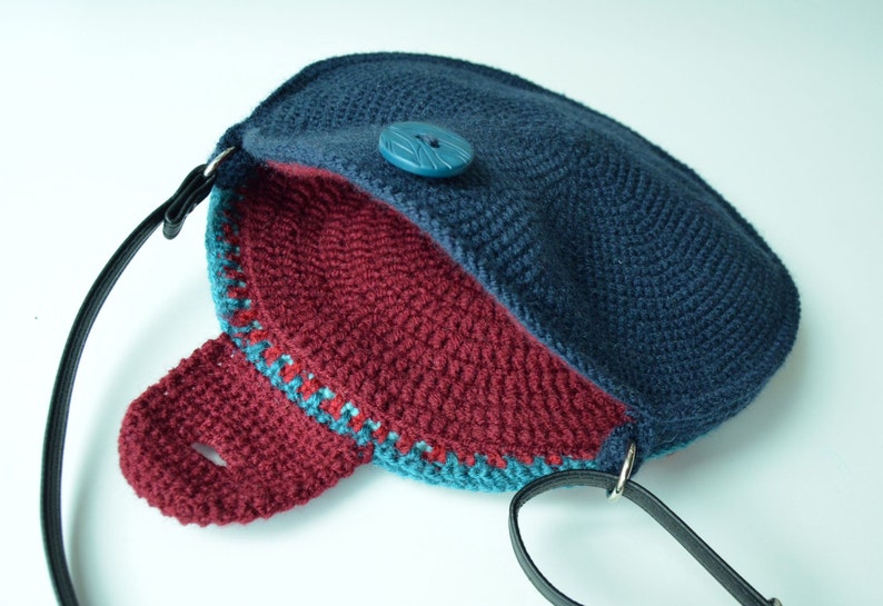 Crocheted Bag PATTERN Round Purse With Mandala Overlay Etsy Australia