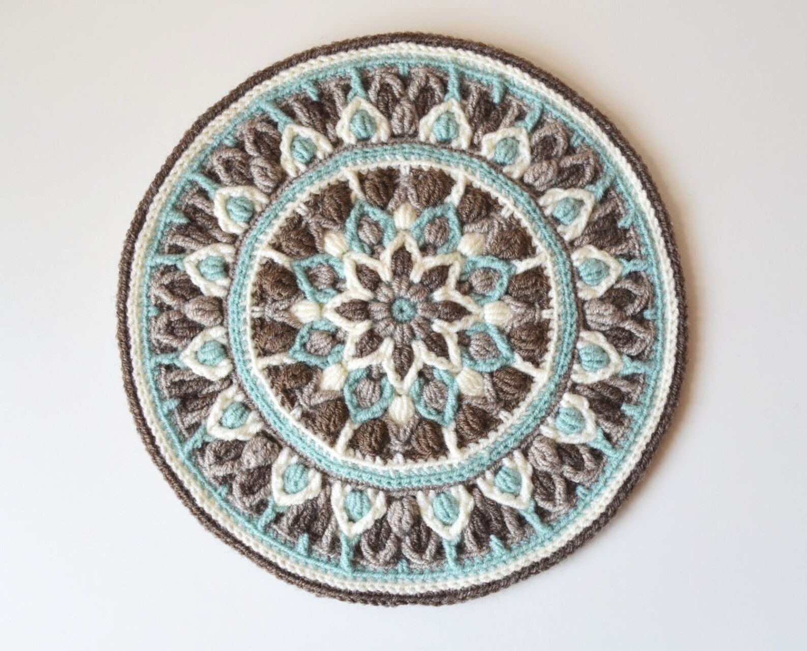 Crochet Mandala Potholder PATTERN Overlay Crochet PDF Etsy