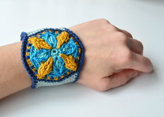 Don't Eat the Paste: Thread crochet soft bangle