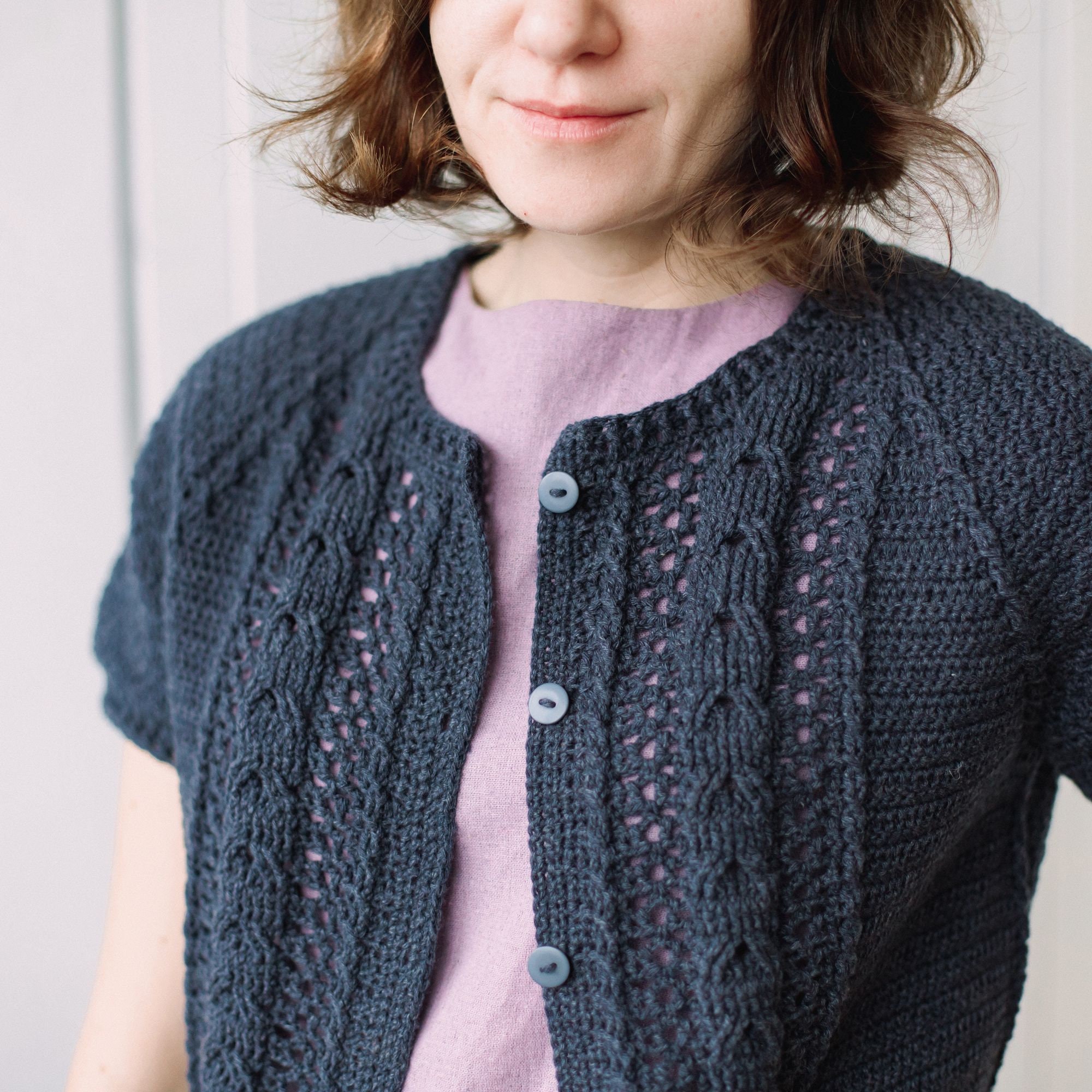 PATTERN Copenhagen Crochet Cardigan Top 