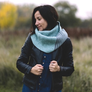 Brioche Crochet Cowl Pattern: Early Waves Textured Scarf (PDF Download)