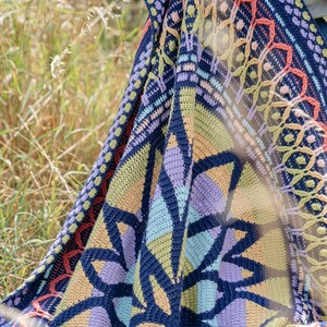 Rozetta Pattern Rozeta Blanket Crochet Pattern: Tapestry Mandala (PDF Pattern) - Etsy