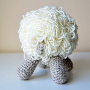 Crochet Sheep Pattern White and gray amigurumi doll pdf instant download image 4