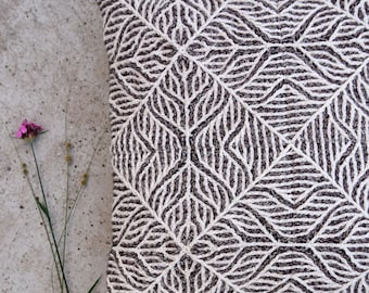 PATTERN - Archway Square - brioche crochet - crochet square pattern - crochet pillow - textured