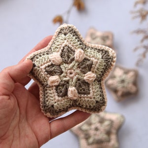 PATTERN Crochet star Christmas ornament Wall hanging decoration for nursery instant download image 2