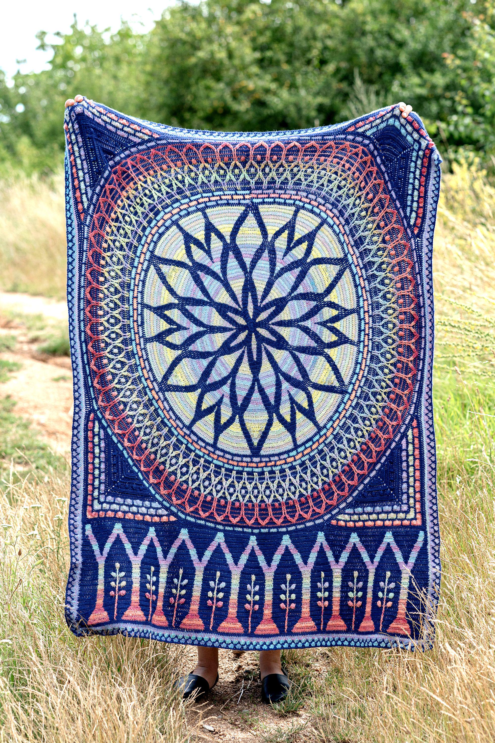 Rozetta Pattern Rozeta Blanket Crochet Pattern: Tapestry Mandala (PDF Pattern) - Etsy