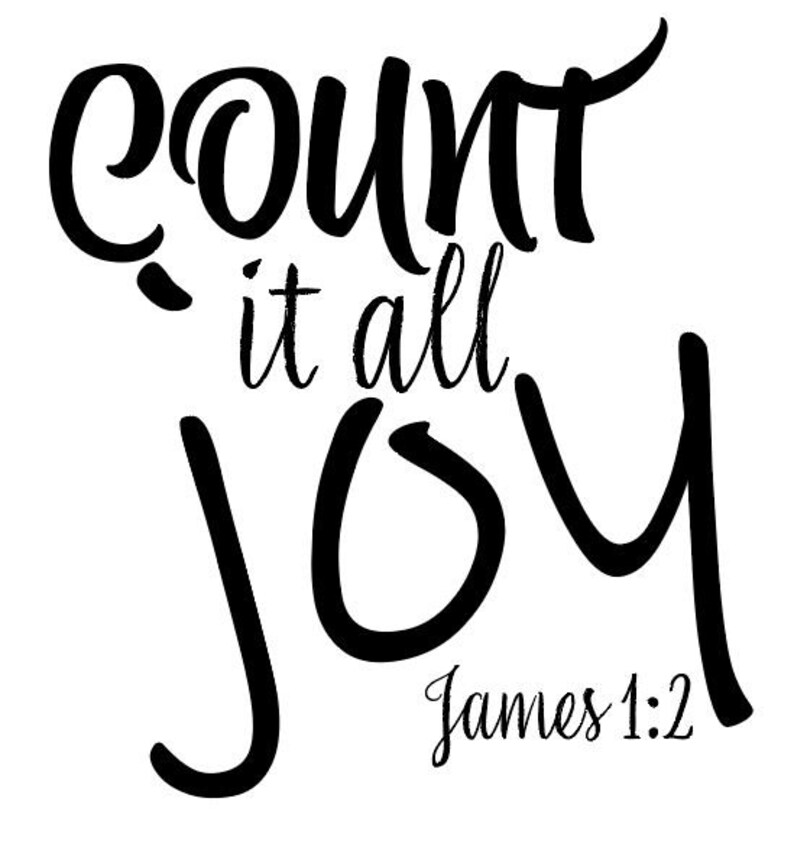 Count It All Joy SVG Etsy