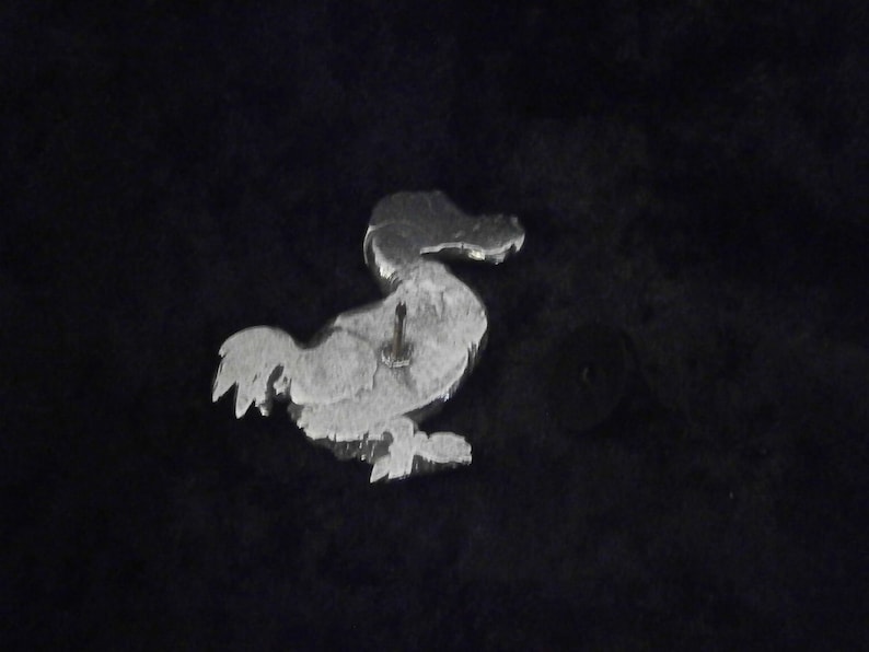Dodo Badge Pewter Pin Badge Prehistoric Bird
