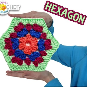 Granny Hexagon Crochet Pattern - Make a Blanket! - Jayda InStitches