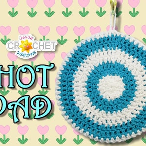 Hot Pad / Pot Holder Crochet PATTERN PDF - Double Thickness, Vintage-Inspired - Jayda InStitches