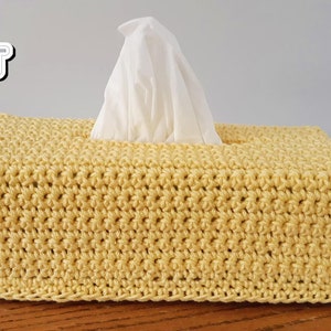 Copri scatola di fazzoletti all'uncinetto - Schema PDF - Box Cozy - Jayda InStitches