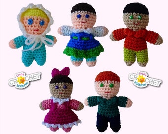 Baby Dolls of The World CROCHET Pattern e-Book - New 3rd Edition Includes More Clothing Patterns! - PDF - Jayda InStitches