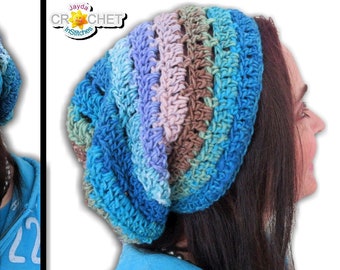 Brick Stitch Beanie Hat - Crochet PATTERN PDF - Men, Women, Teens, Children, Babies & Custom Fit - Quick and Easy - Jayda InStitches