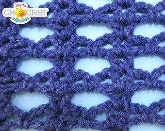 Old Country Bridges Stitch Reference Guide - Crochet PATTERN PDF - 2018 Calendar Blanket July - Jayda InStitches