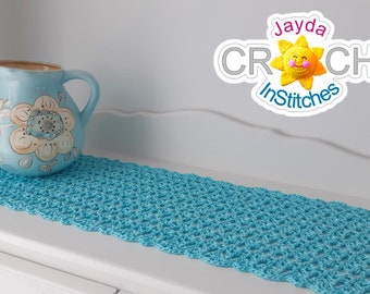 Summer Time Table Runner Crochet PATTERN PDF - Placemat, Doily, Table Linen - Jayda InStitches