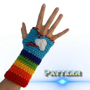 Crochet Superhero Gauntlets PATTERN PDF - Fingerless Gloves, Costume, Cosplay,  Halloween - Jayda InStitches