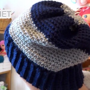 Slouchy Hat Crochet PATTERN PDF - Easy Perfect Fit - Includes 3 Fun ...