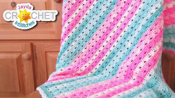 Cross stitch crochet baby blanket hotsell