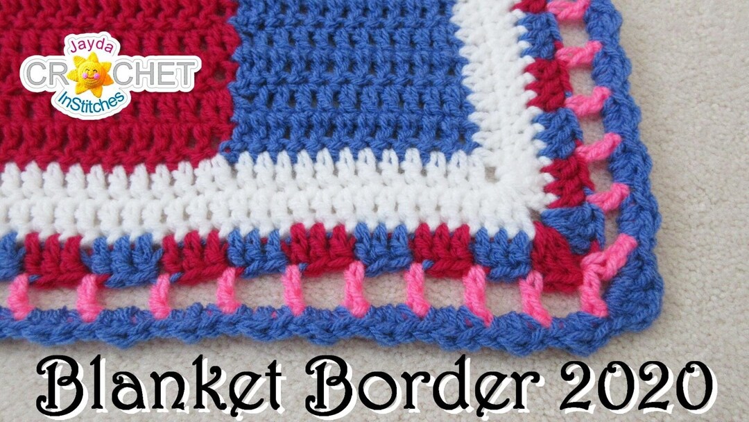 Patchwork Stitch Calendar Blanket Border Crochet PATTERN PDF 2020