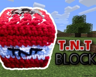 minecraft tnt block plush