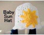 Celestial Sun Baby Hat Crochet PATTERN PDF - Summer Bonnet - Jayda InStitches