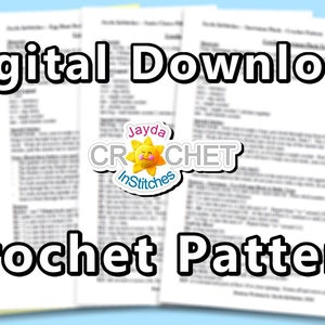 May include: Digital download crochet pattern for a baby blanket. The pattern is written in English and includes instructions for crocheting a blanket with a blue and white color scheme. The pattern is available for instant download.