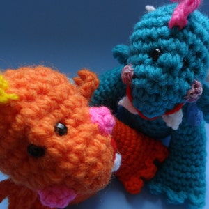 Dinosaur / Dragon Amigurumi Crochet PATTERN PDF Whimsical - Etsy