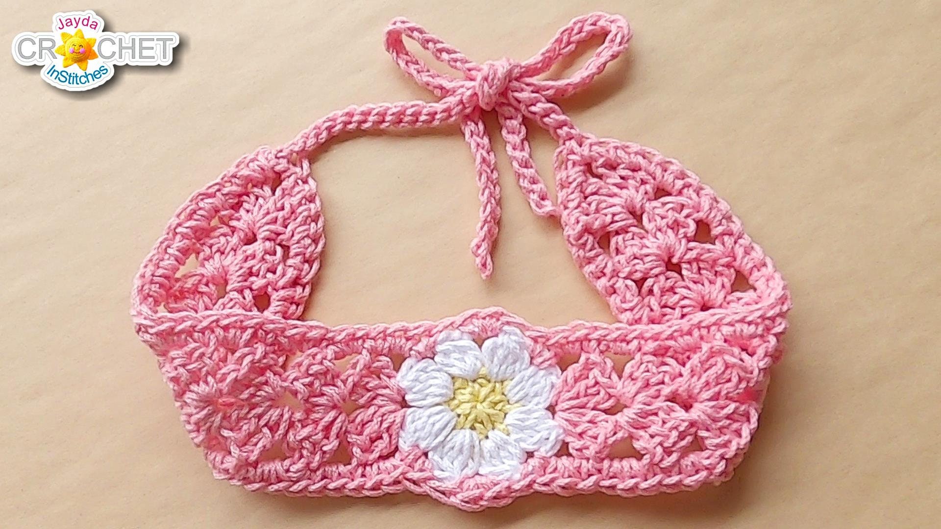 38 Daisy Crochet Patterns for Gifts, Home Decor, and Easy Floral Makes 24 Daisy Headband/Hairband with Ties