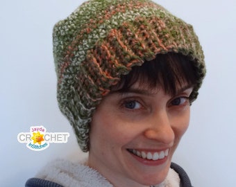 Slouchy Hat Crochet PATTERN PDF - Easy Perfect Fit - Includes 3 Fun Tassel Patterns - For Children & Adults - Jayda InStitches