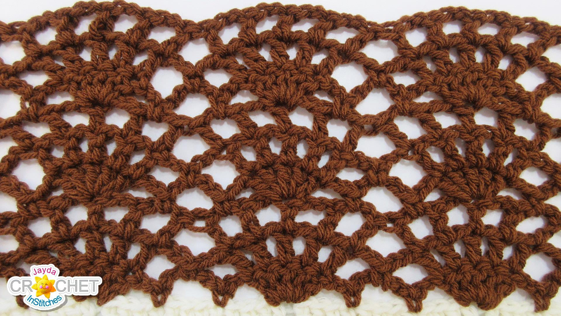 A Lady's Fan Stitch Reference Guide Crochet PATTERN -