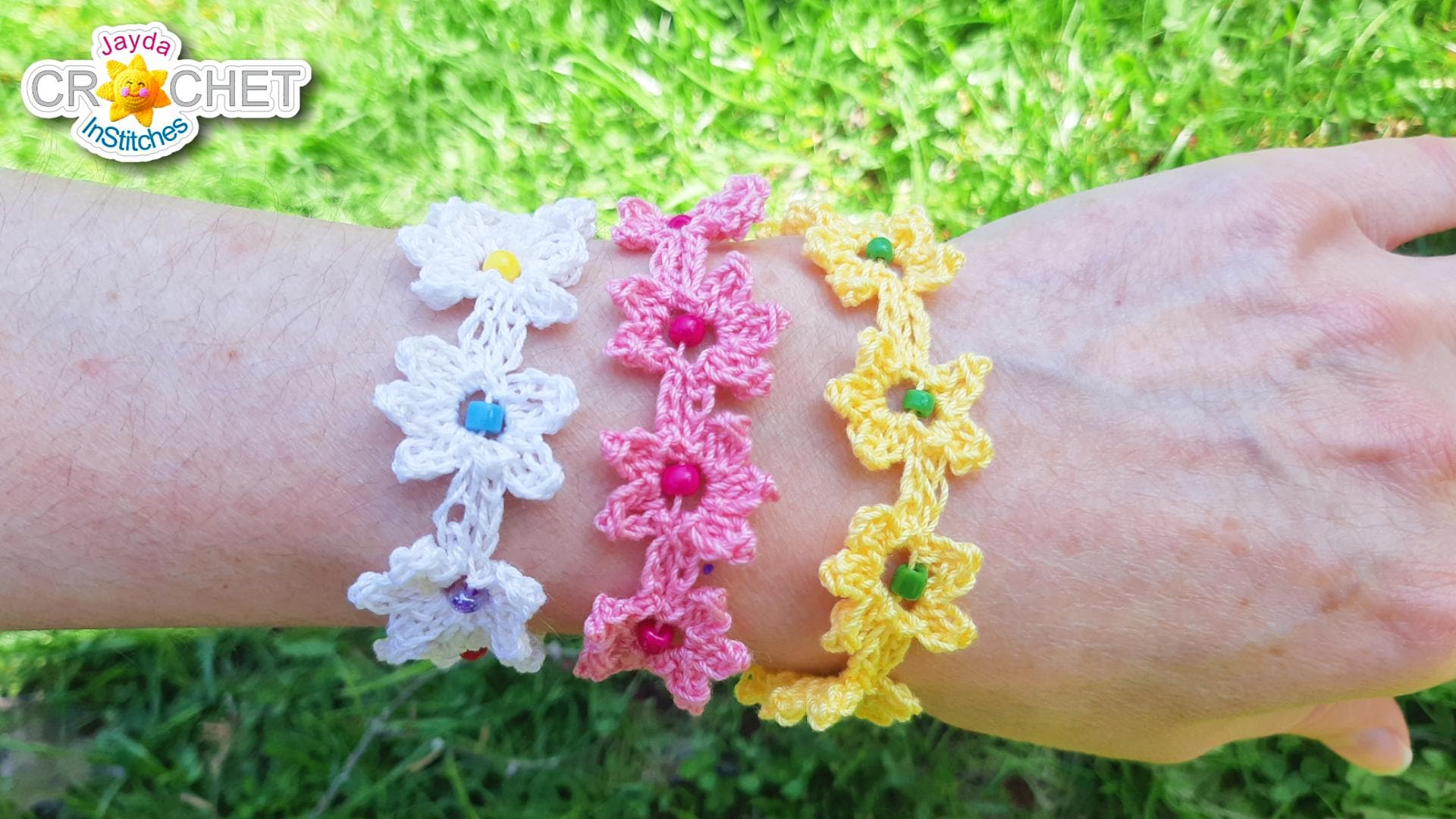 Beaded Flower Bracelet