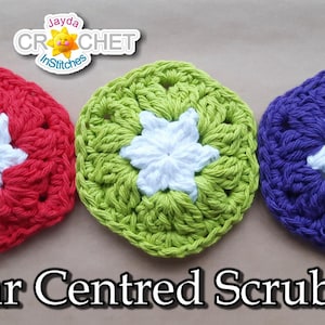 Star Centered Scrubby - PDF gehaakt PATROON - Jayda InStitches