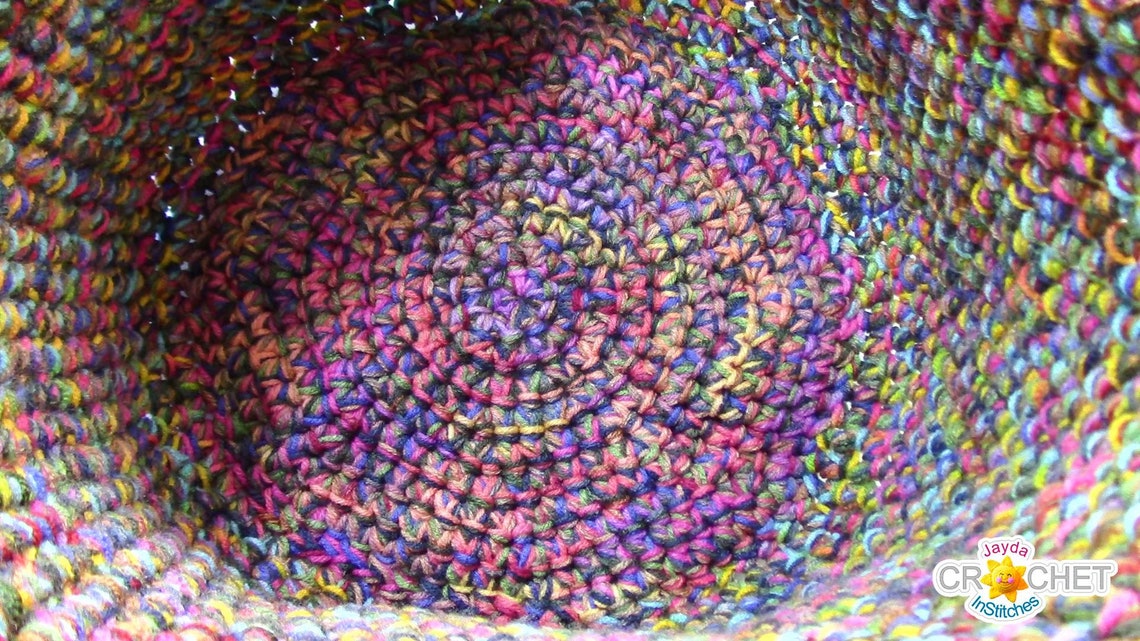 Big Beautiful Basket Crochet PATTERN PDF Tidy Up and Etsy