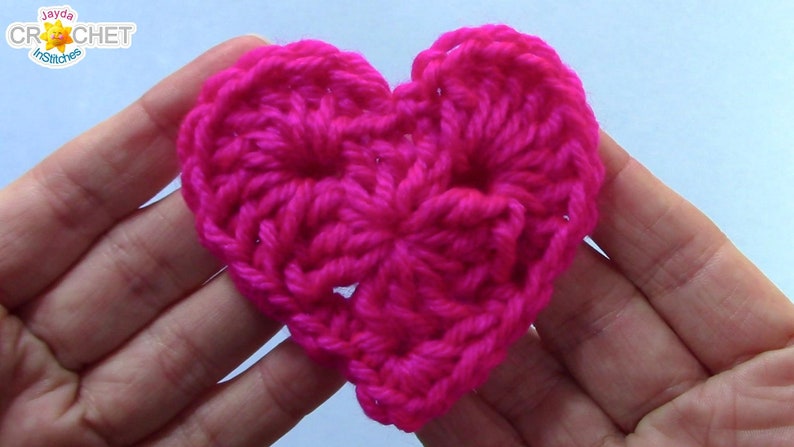 Heart At The Centre Granny Square Crochet PATTERN PDF 6 inch Square, Baby Blanket Pattern Jayda InStitches image 6