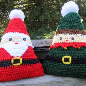 Crochet Santa Pillow PDF PATTERN Plush Christmas Decoration Jayda InStitches image 4