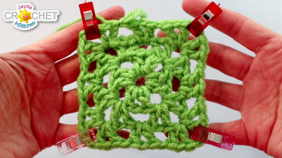 Vstitch Granny Square Crochet Pattern PDF Easy Beginner Etsy Canada