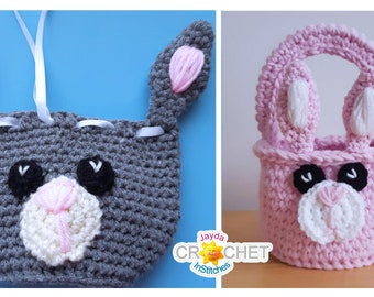 Bunny Bits - PATRÓN de crochet en PDF - Orejas, ojos, hocico y cola en 2D y 3D - Apliques para proyectos - Jayda InStitches