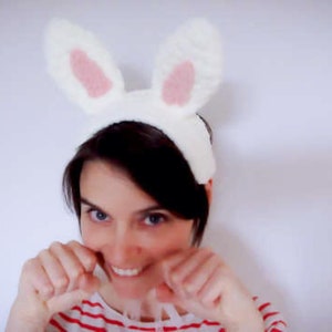 Bunny Ears Headpiece Crochet Pattern Adults and Kids Cosplay, Costume PDF Jayda InStitches image 4