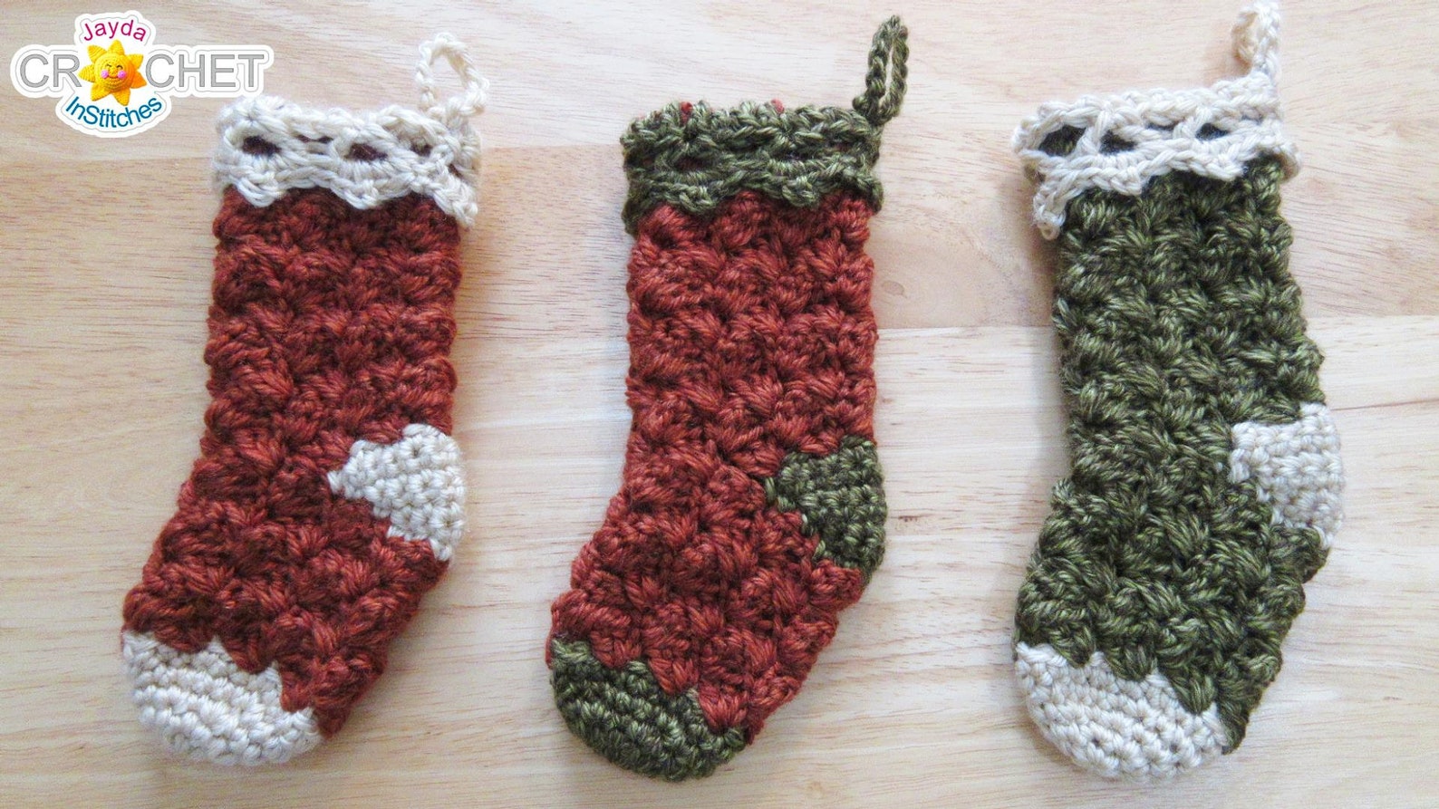 Mini Christmas Stocking Crochet PATTERN PDF - Advent Calendar Project ...